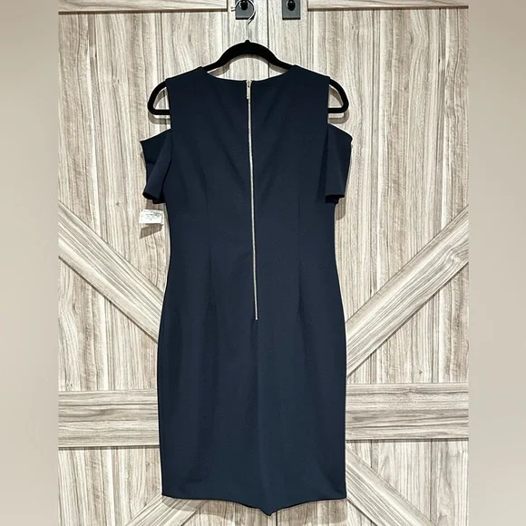 NWT Tommy Hilfiger Cold Shoulder Sheath Dress - Picture 7 of 8